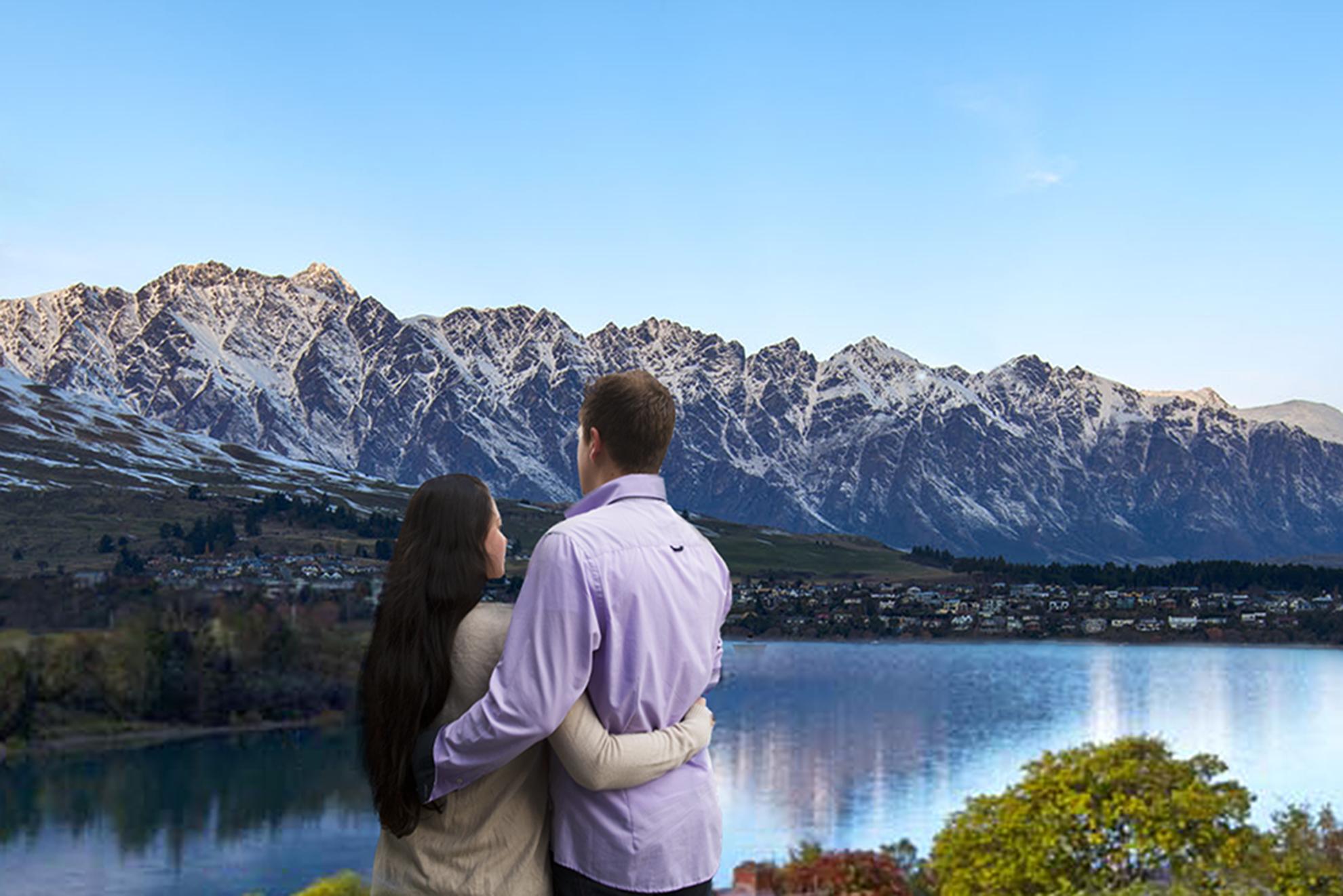 Swiss-Belsuites Pounamu Queenstown Exterior photo A couple in Queenstown, New Zealand